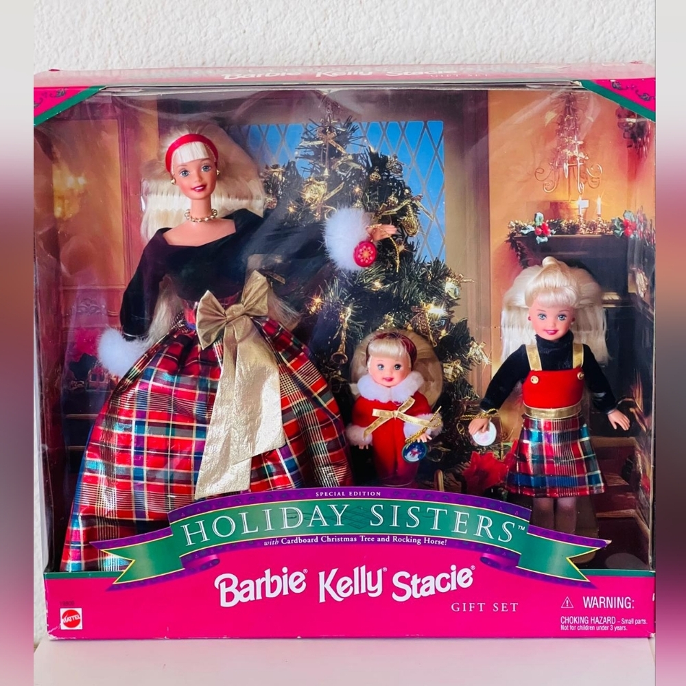 Vintage Holiday Sister Barbie Doll Stacie Kelly Doll